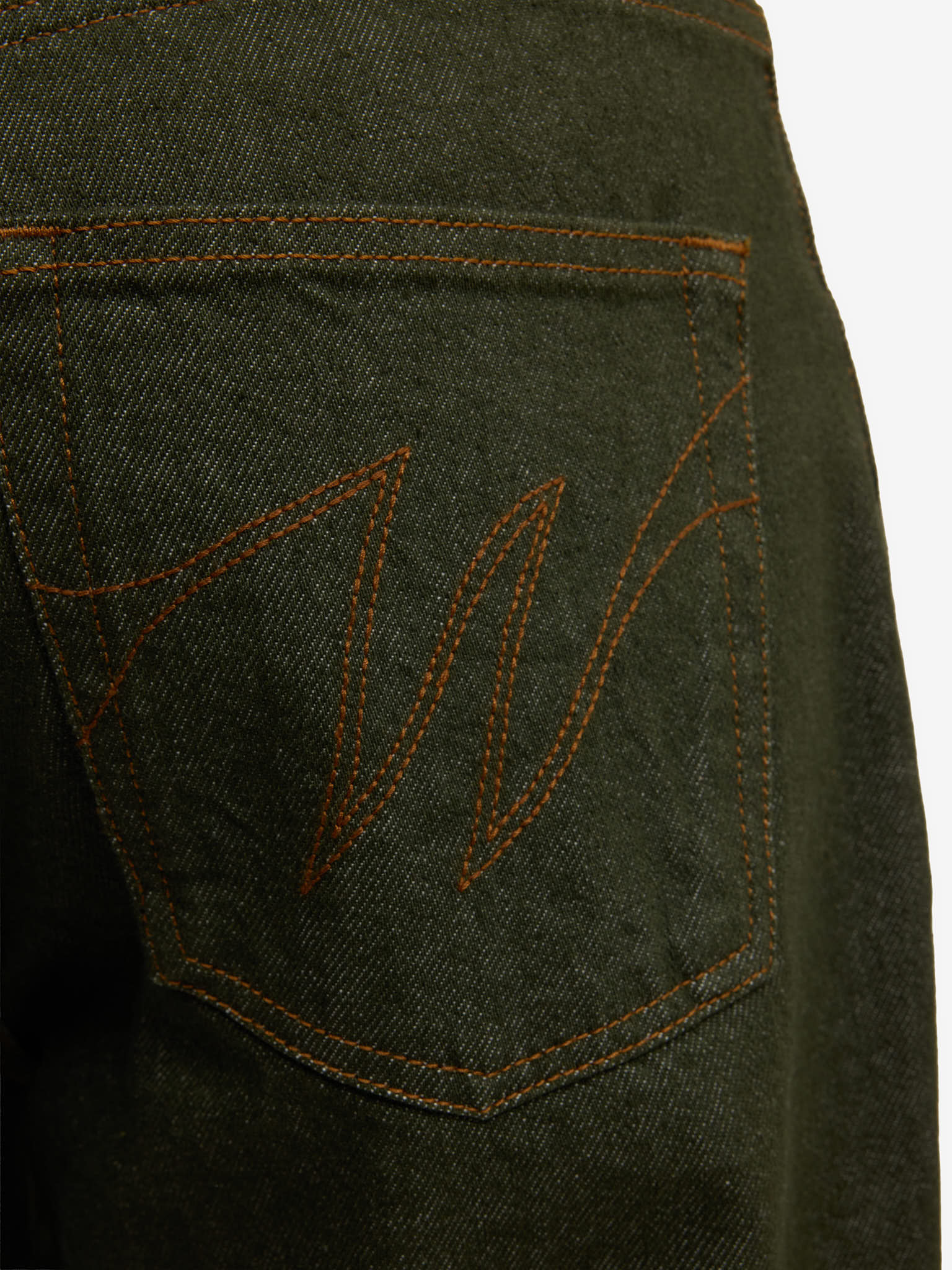 Le pantalon regular en denim vert - Image 8