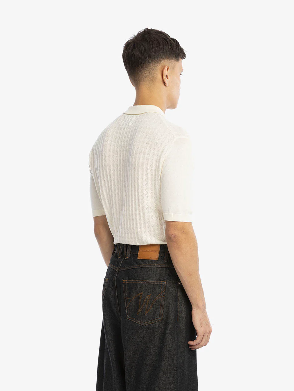 Le polo beige en maille torsadée - Image 3