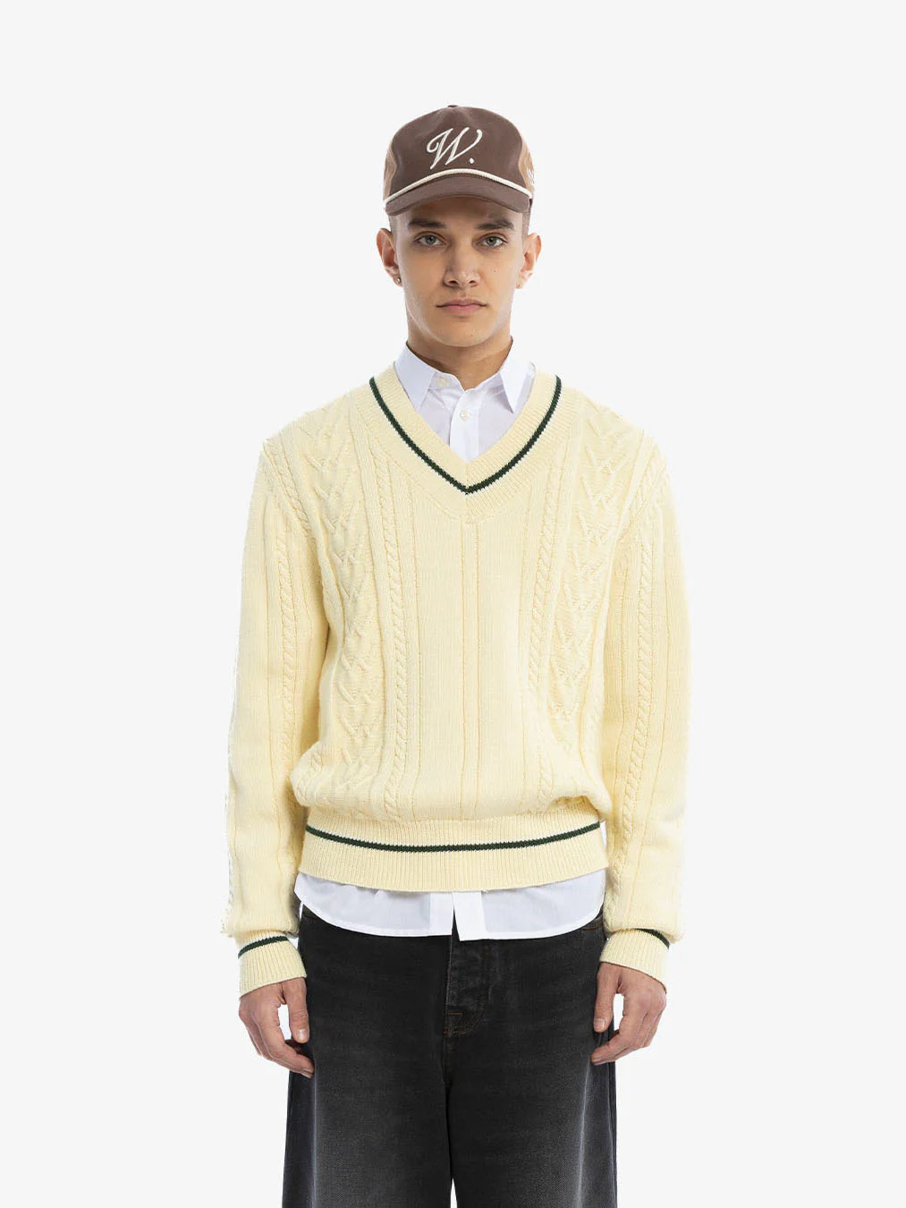 Le pull en maille beige - Image 2