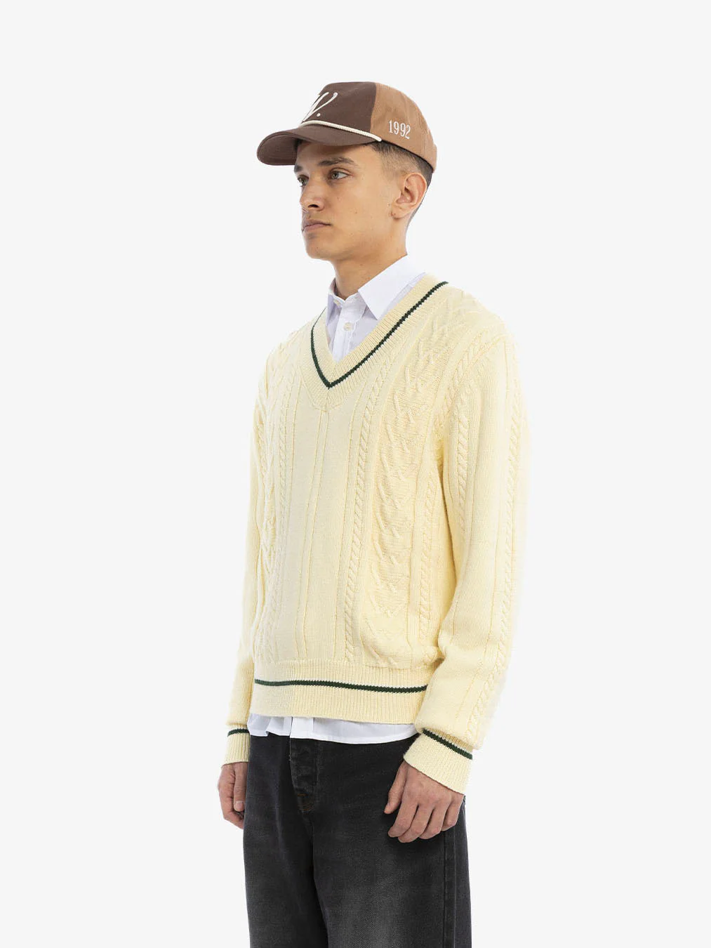 Le pull en maille beige - Image 3
