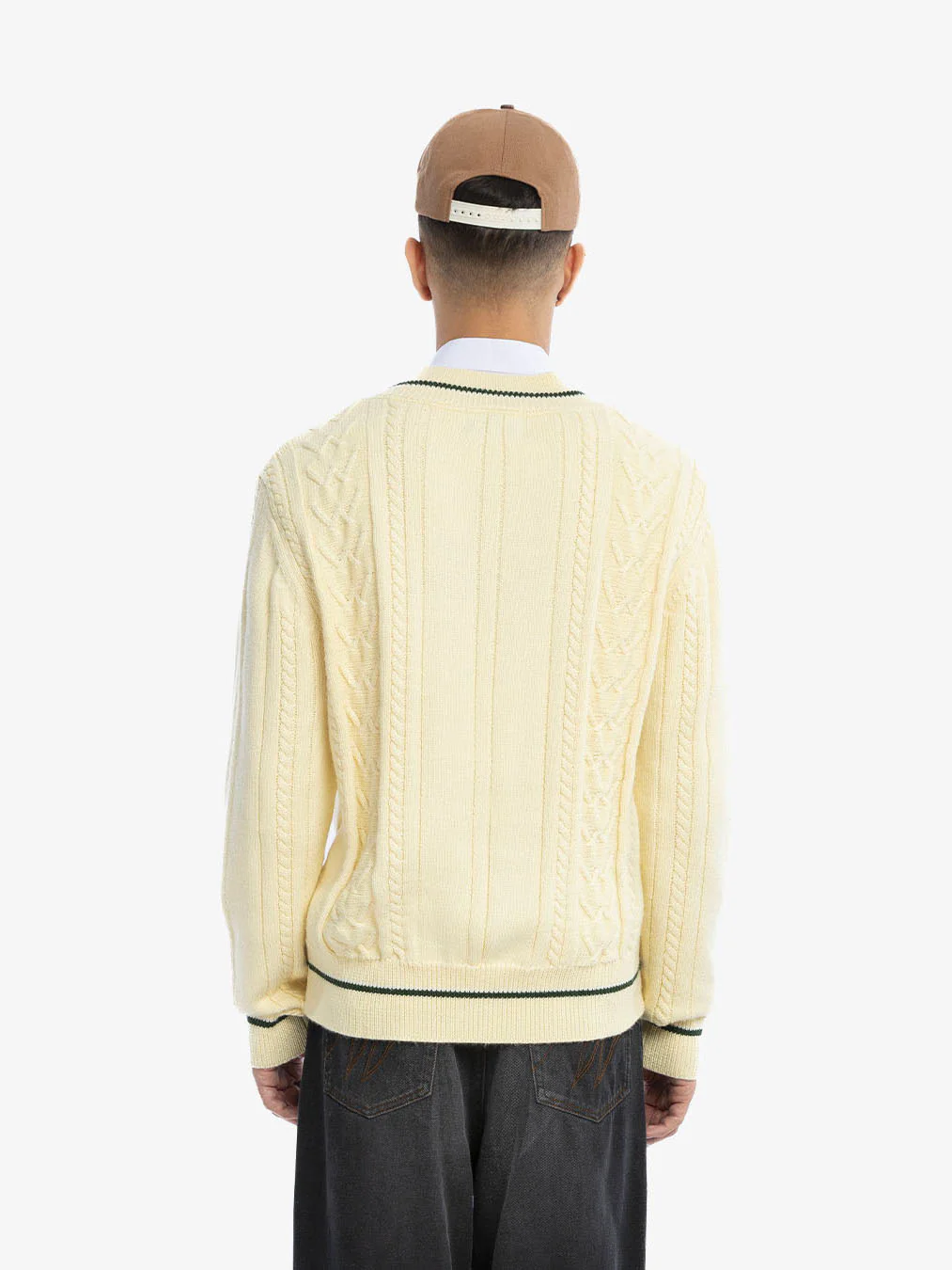 Le pull en maille beige - Image 4