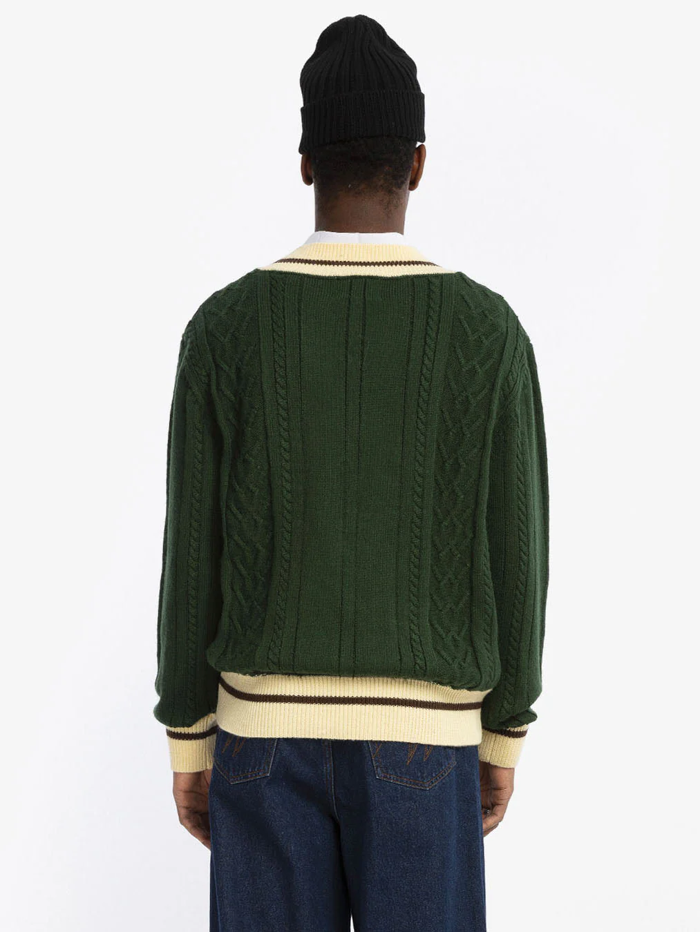 Le pull en maille vert - Image 4