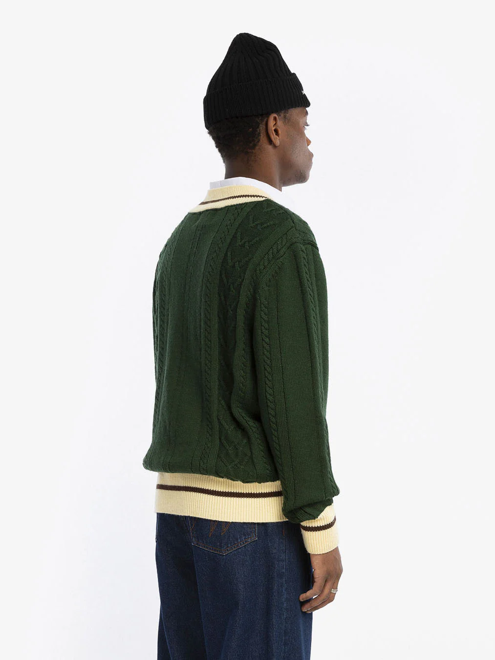 Le pull en maille vert - Image 5