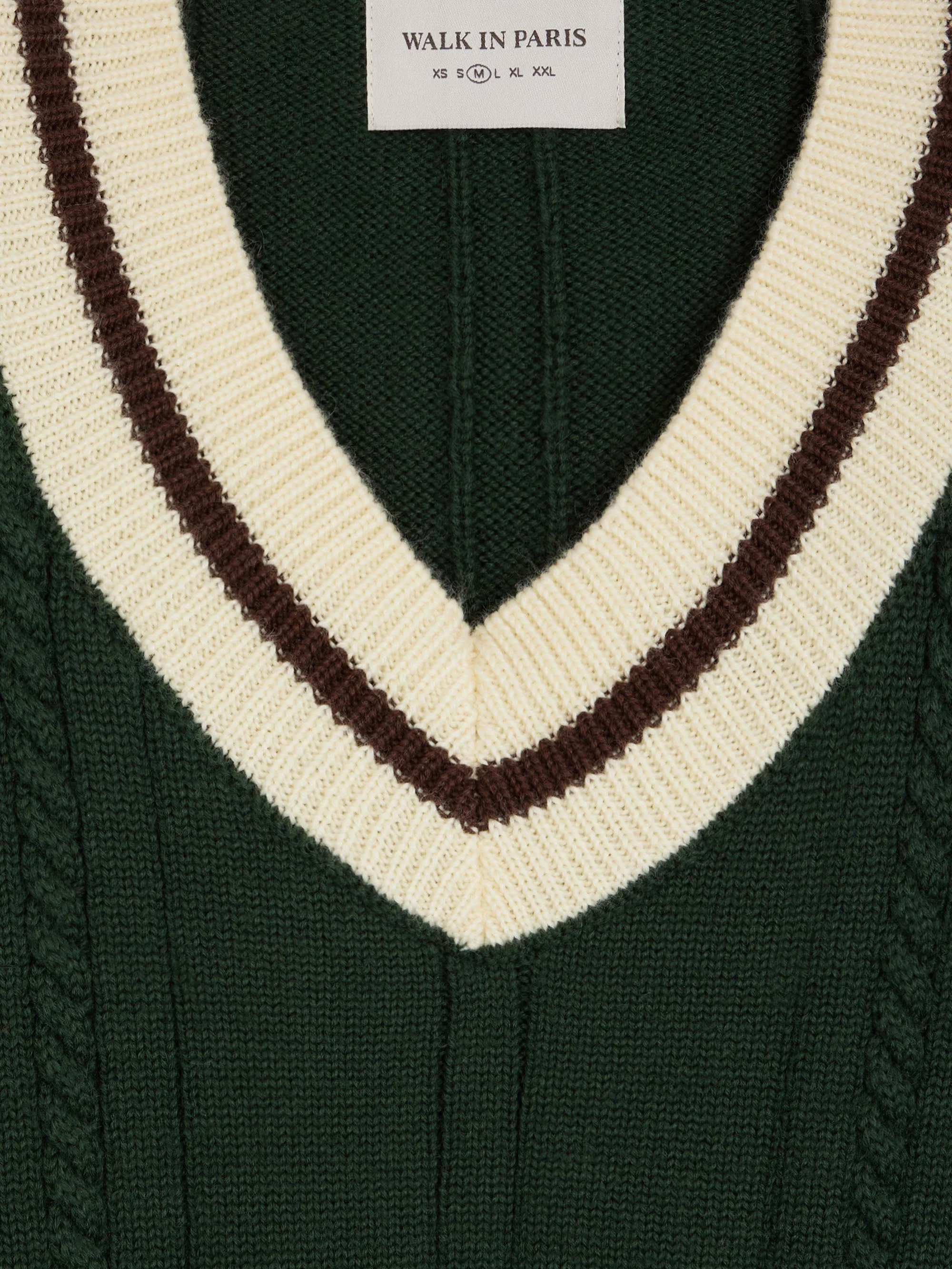 Le pull en maille vert - Image 6