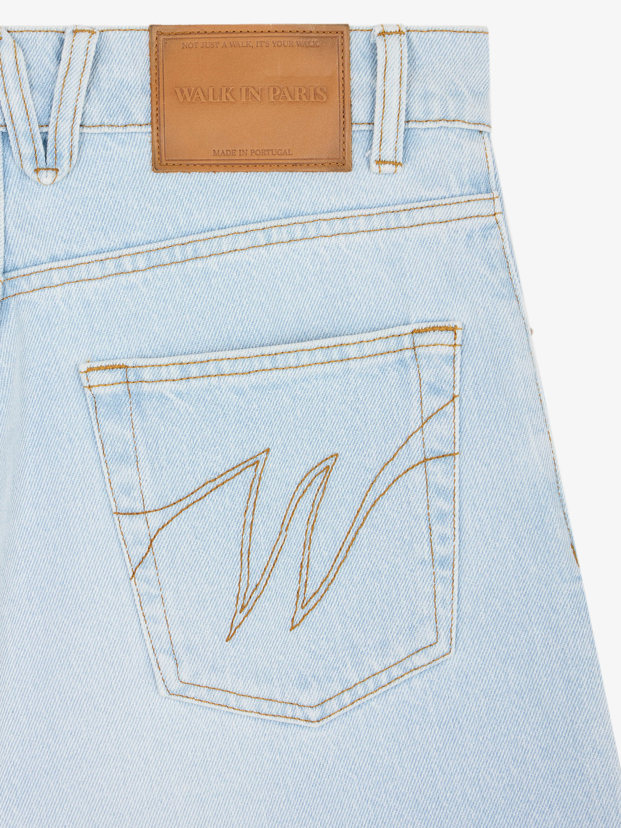 Le short ballon en denim clair délavé - Image 3
