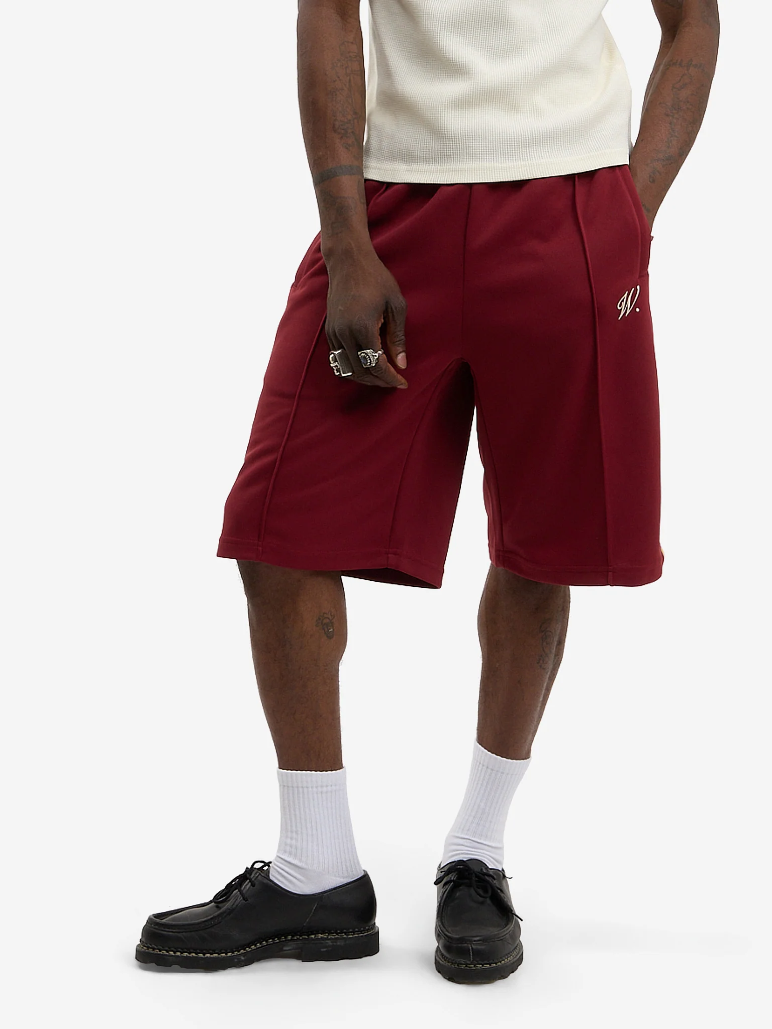 Le short de jogging Signature bordeaux - Image 2
