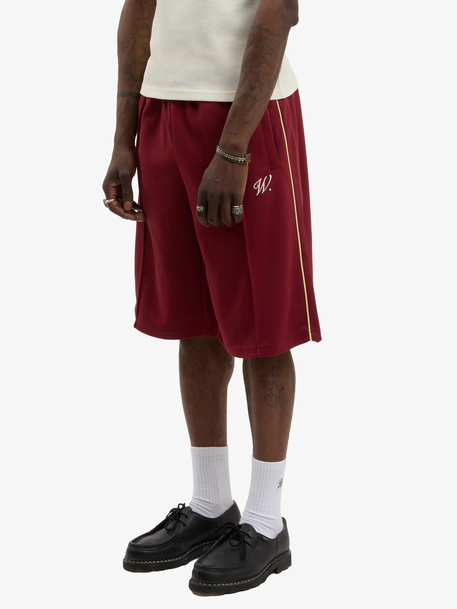 Le short de jogging Signature bordeaux - Image 3