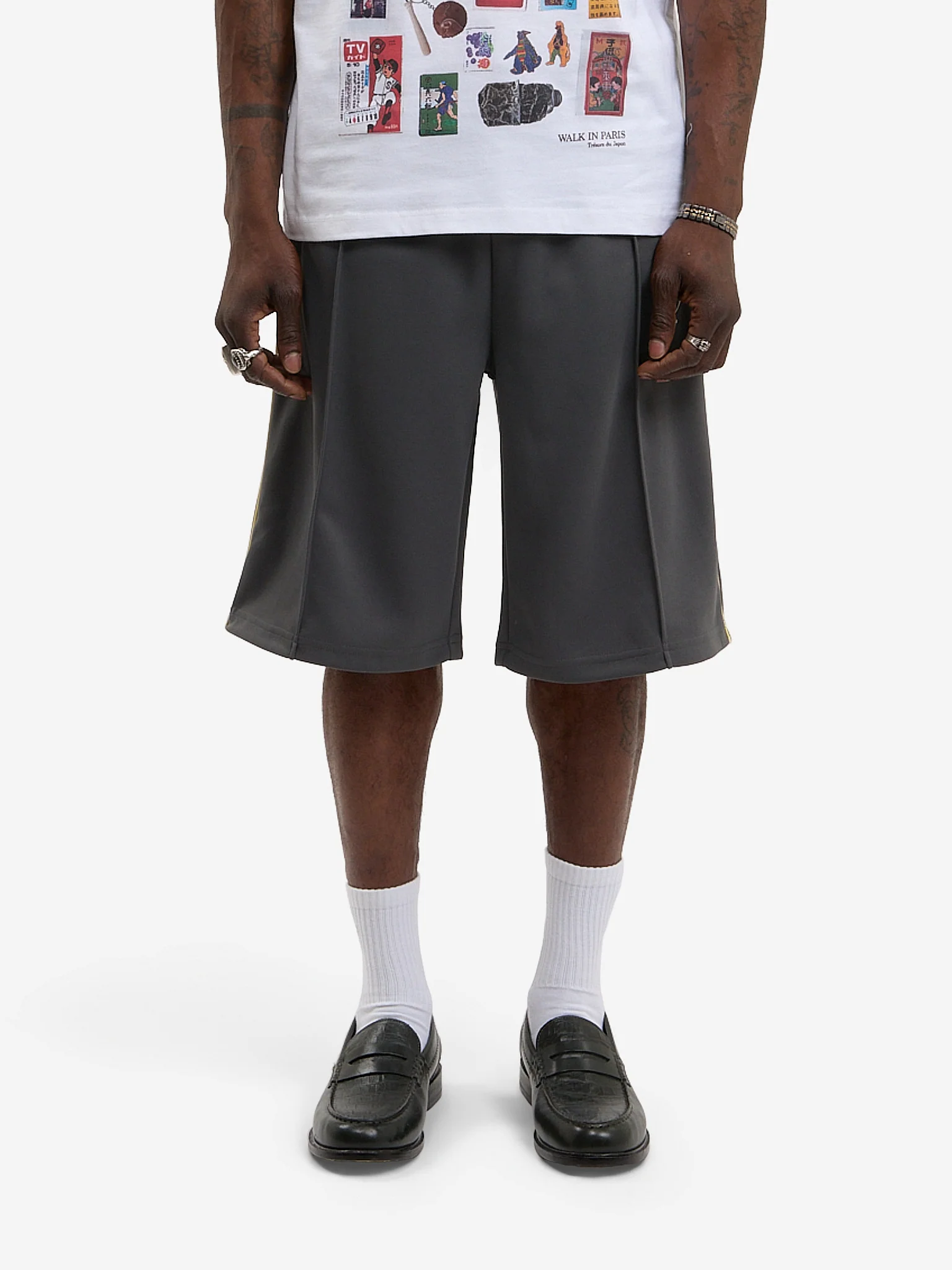Le short de jogging Signature gris - Image 2