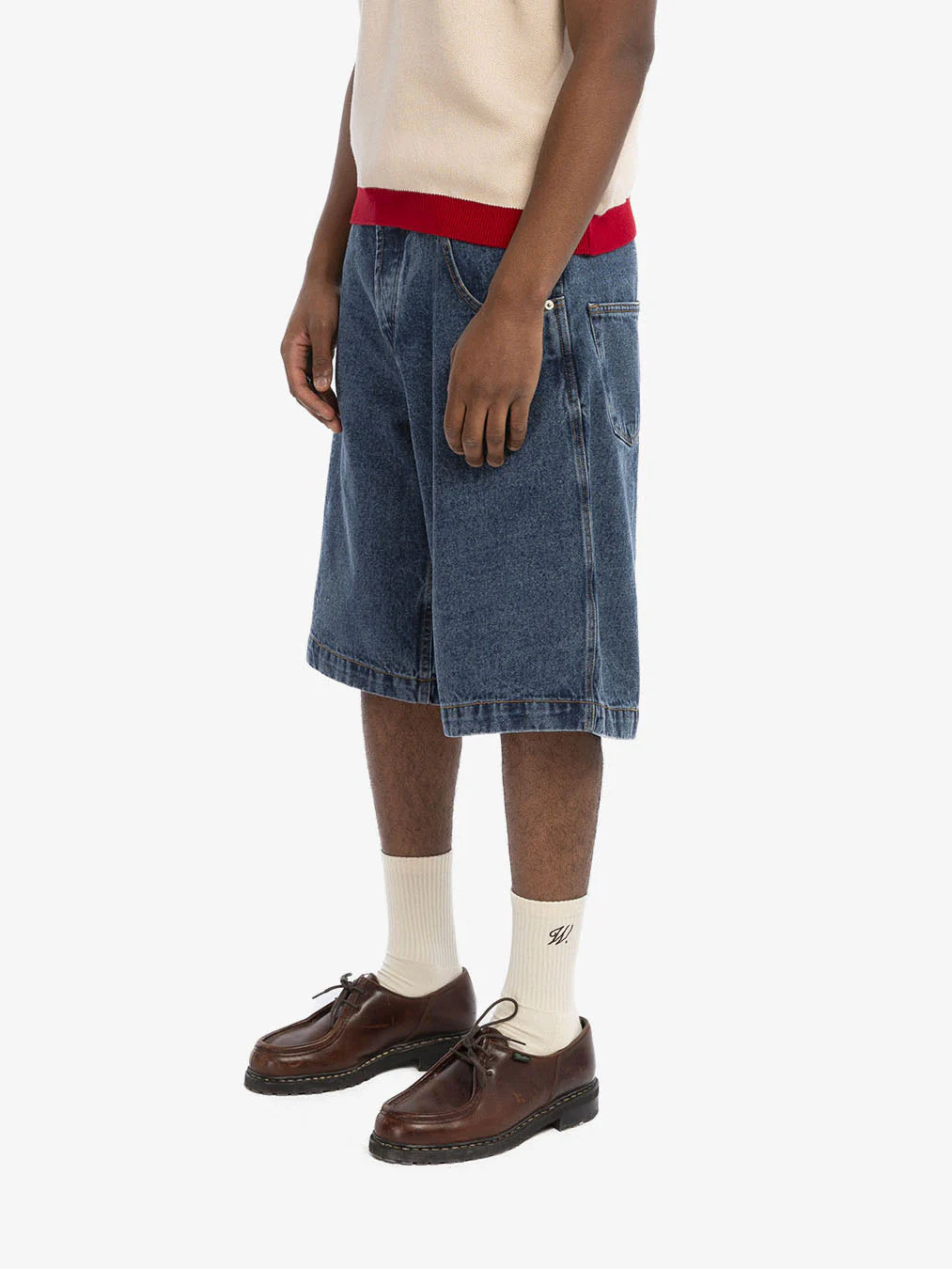 Le short en jean baggy azur - Image 4