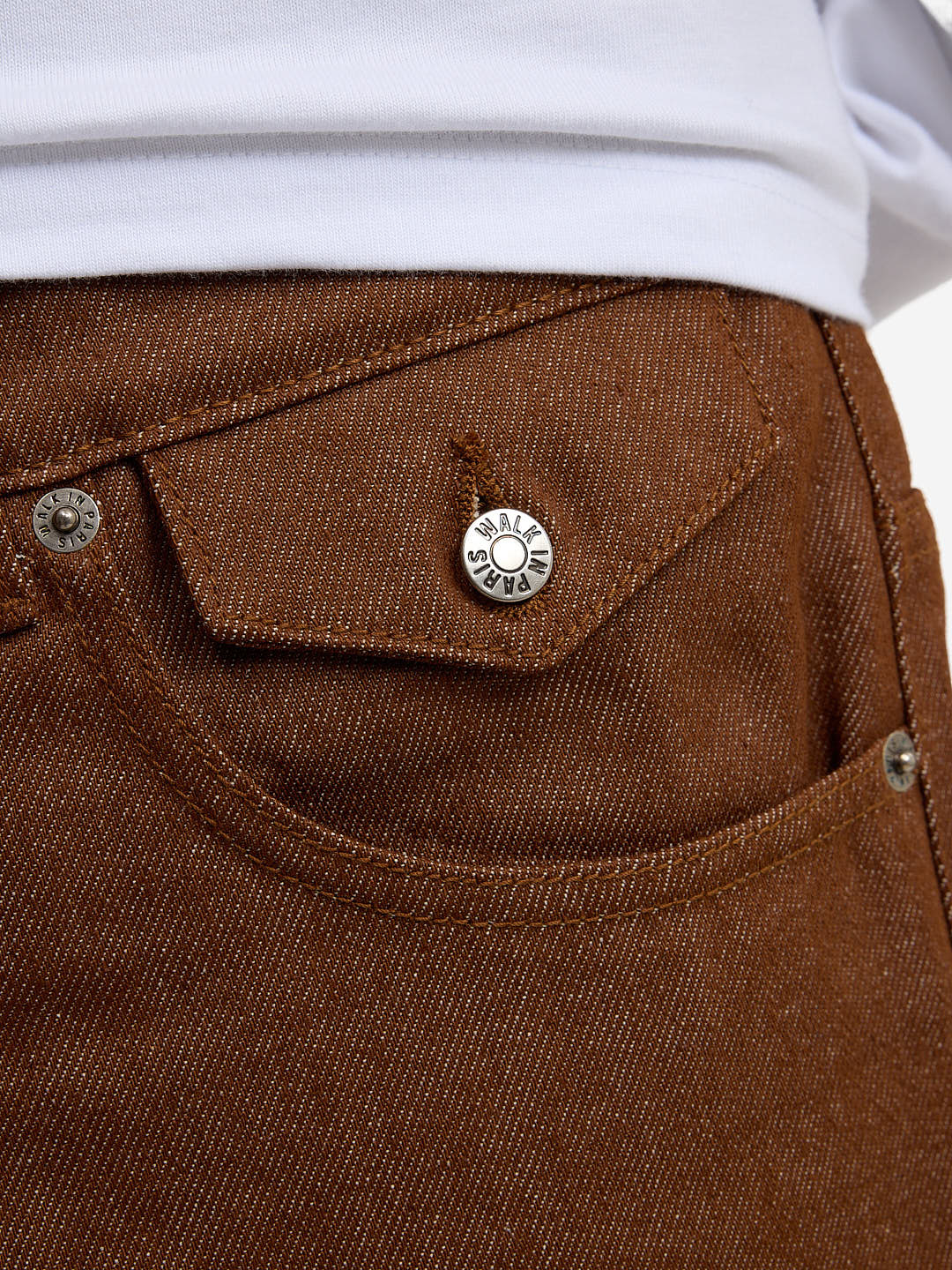 Le short en jean baggy marron - Image 8