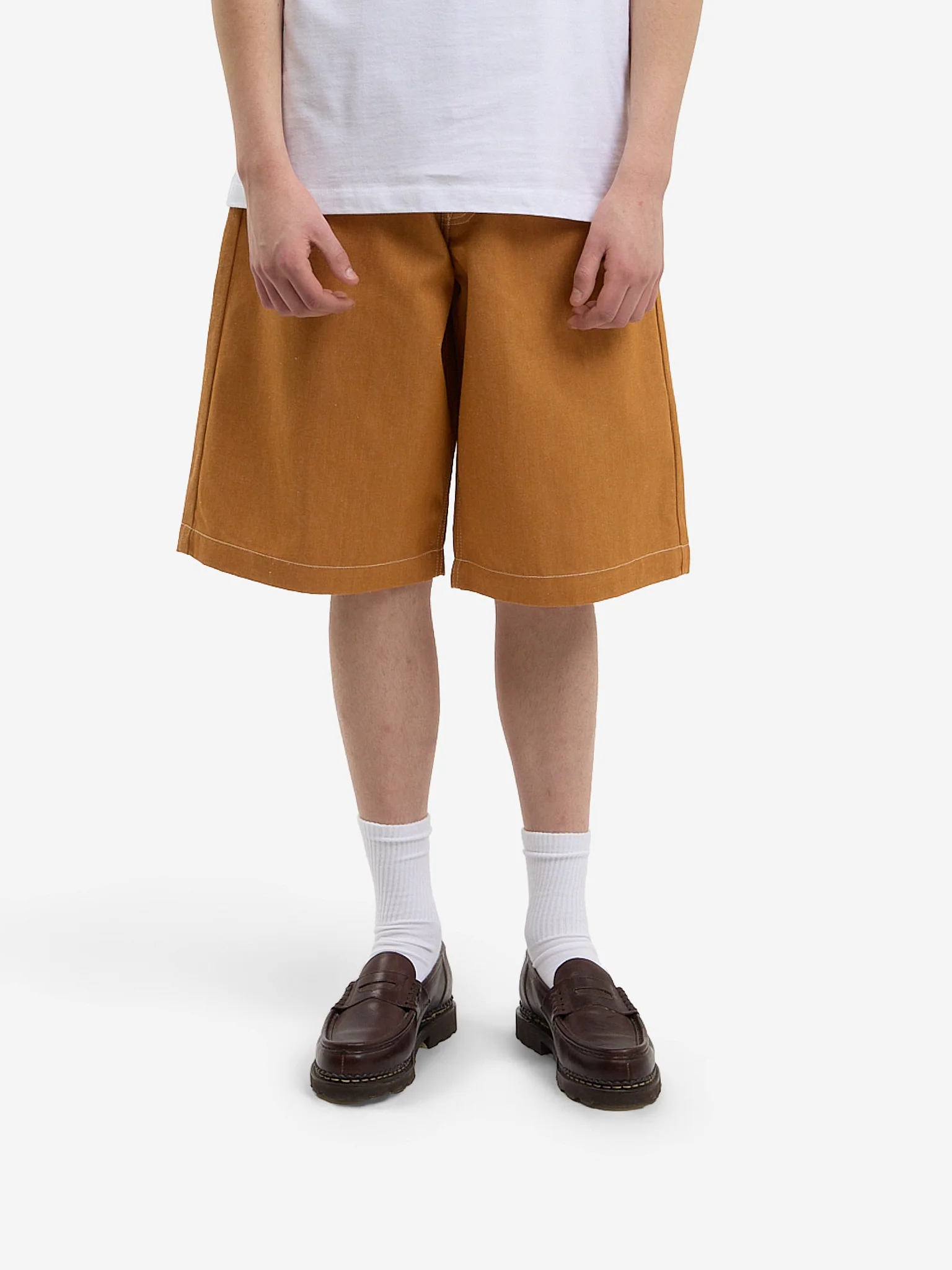 Le short en jean baggy orange - Image 3