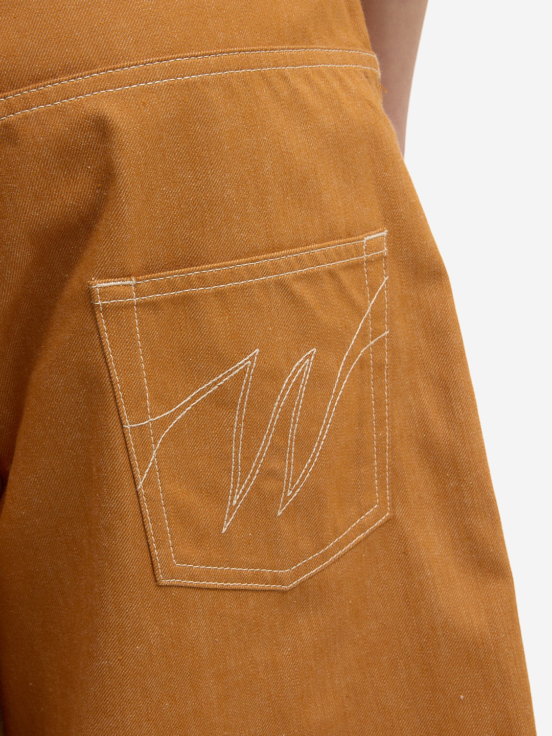 Le short en jean baggy orange - Image 6