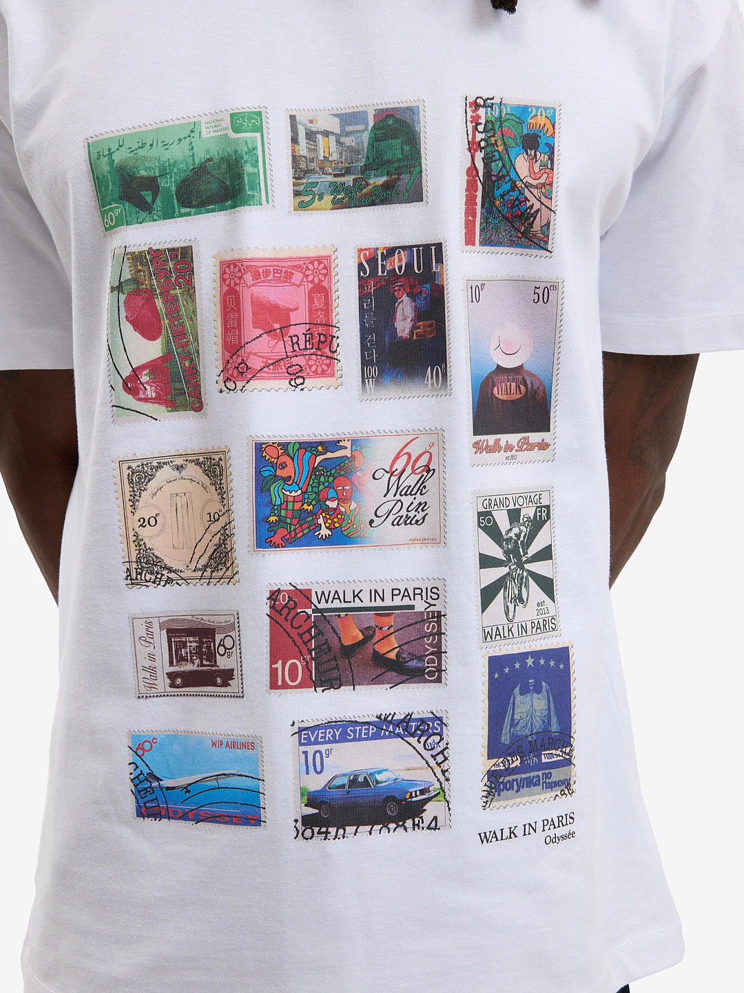 Le t-shirt Collection de timbres - Image 4