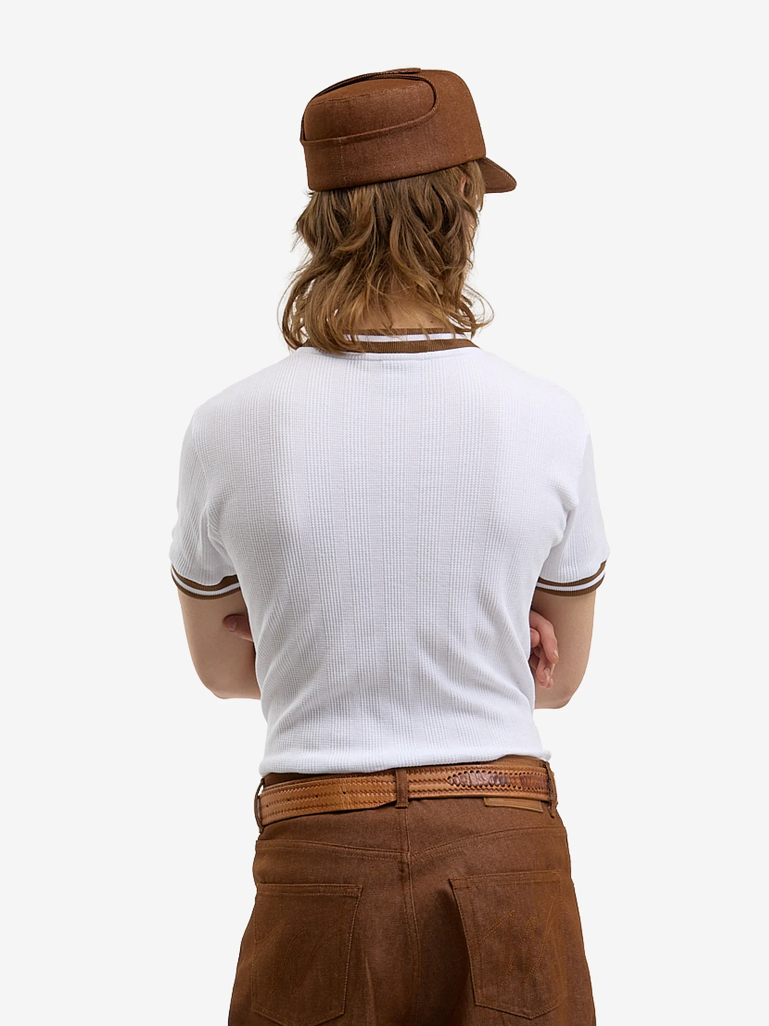 Le t-shirt en maille blanc - Image 4