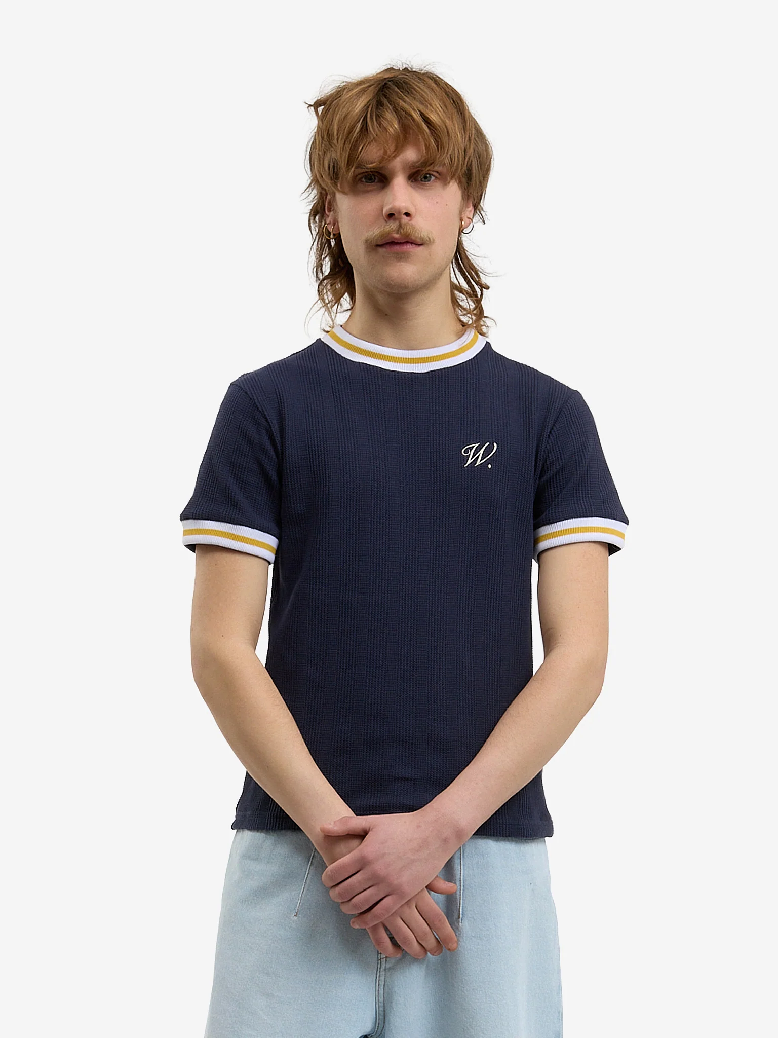 Le t-shirt en maille bleu - Image 2