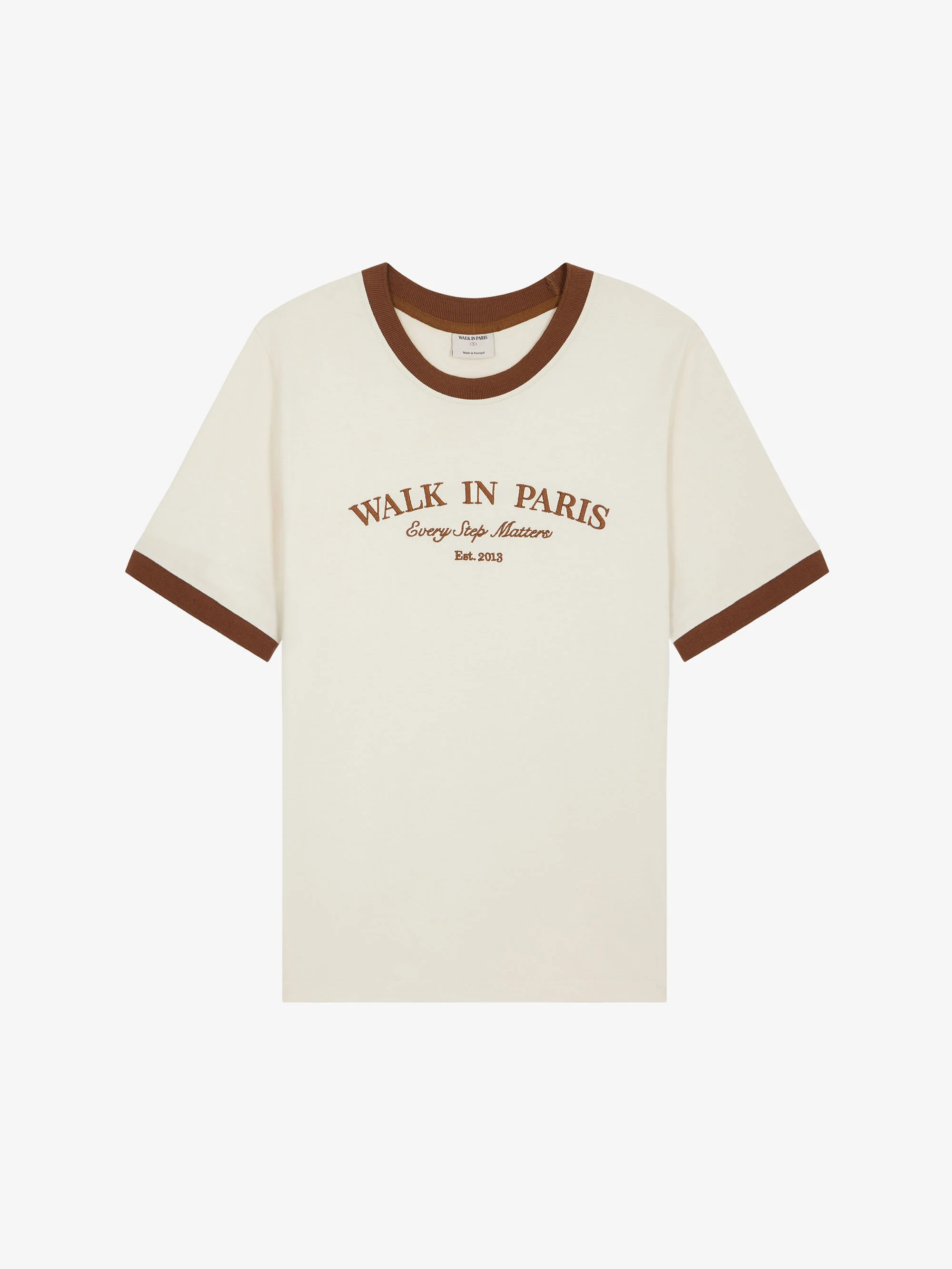 Le t-shirt Every Step Matters beige