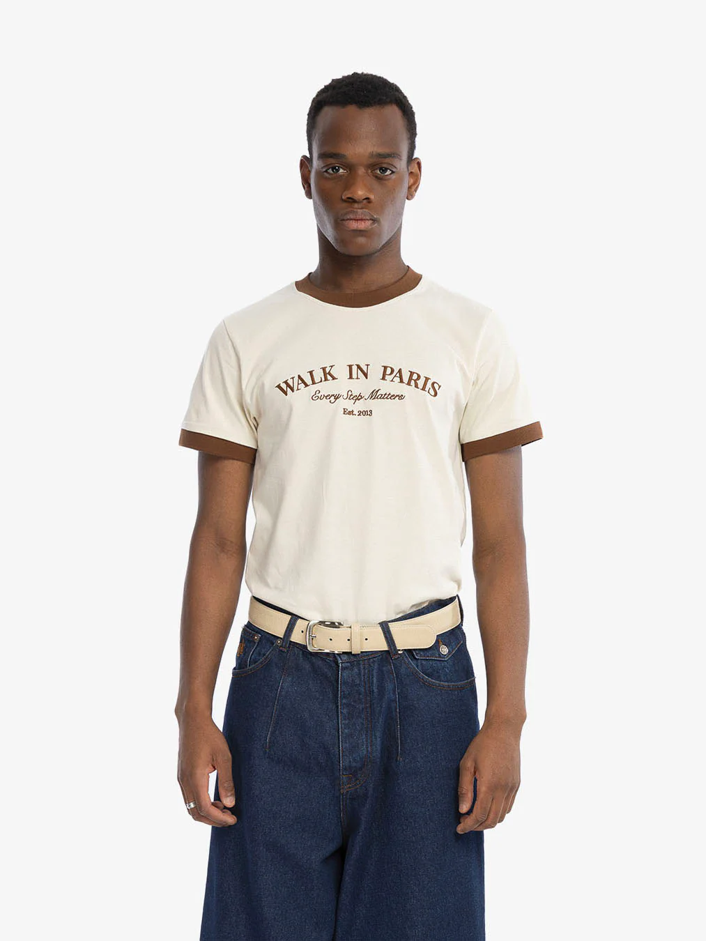 Le t-shirt Every Step Matters beige - Image 2