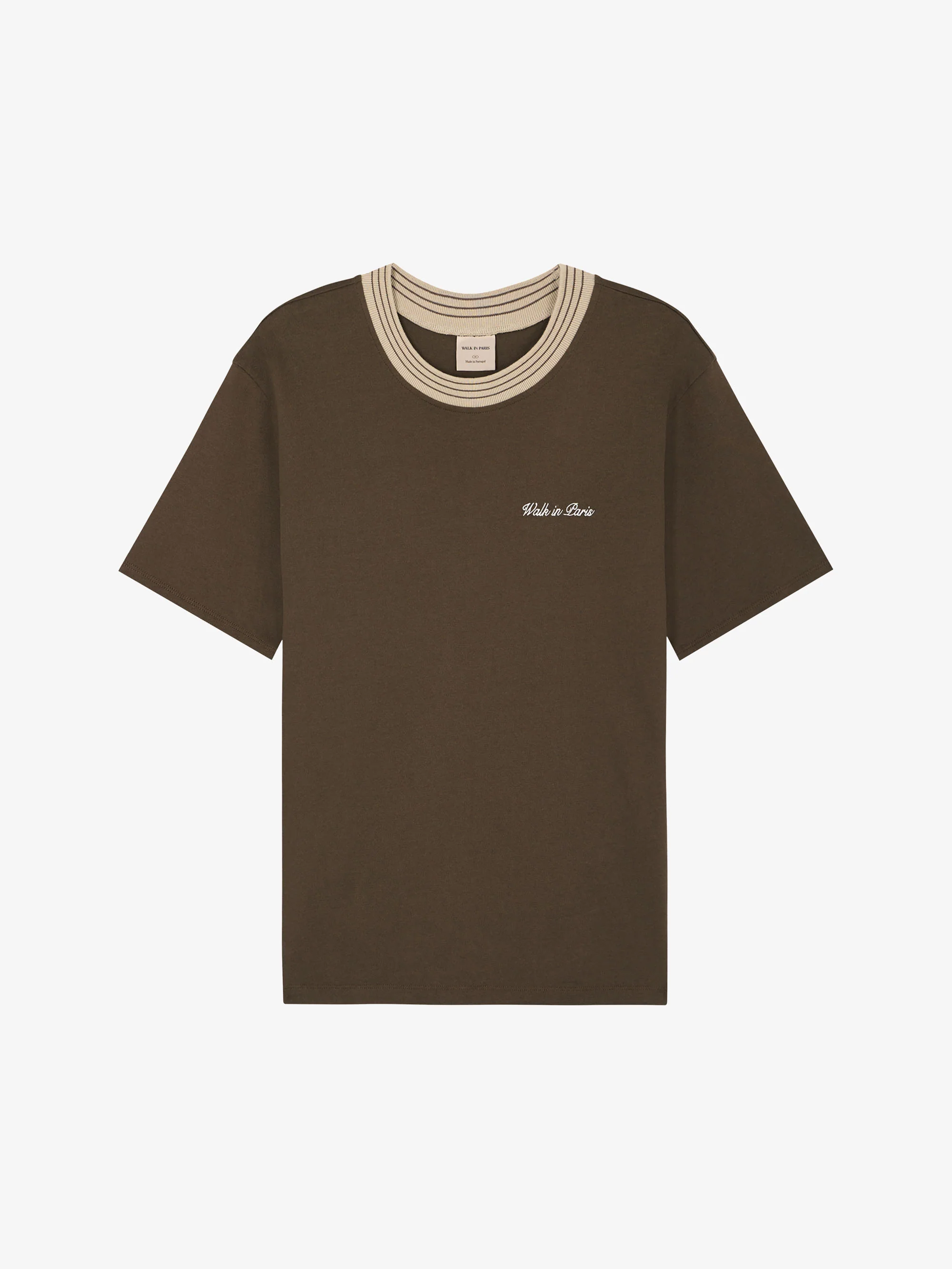 Le t-shirt héritage acajou