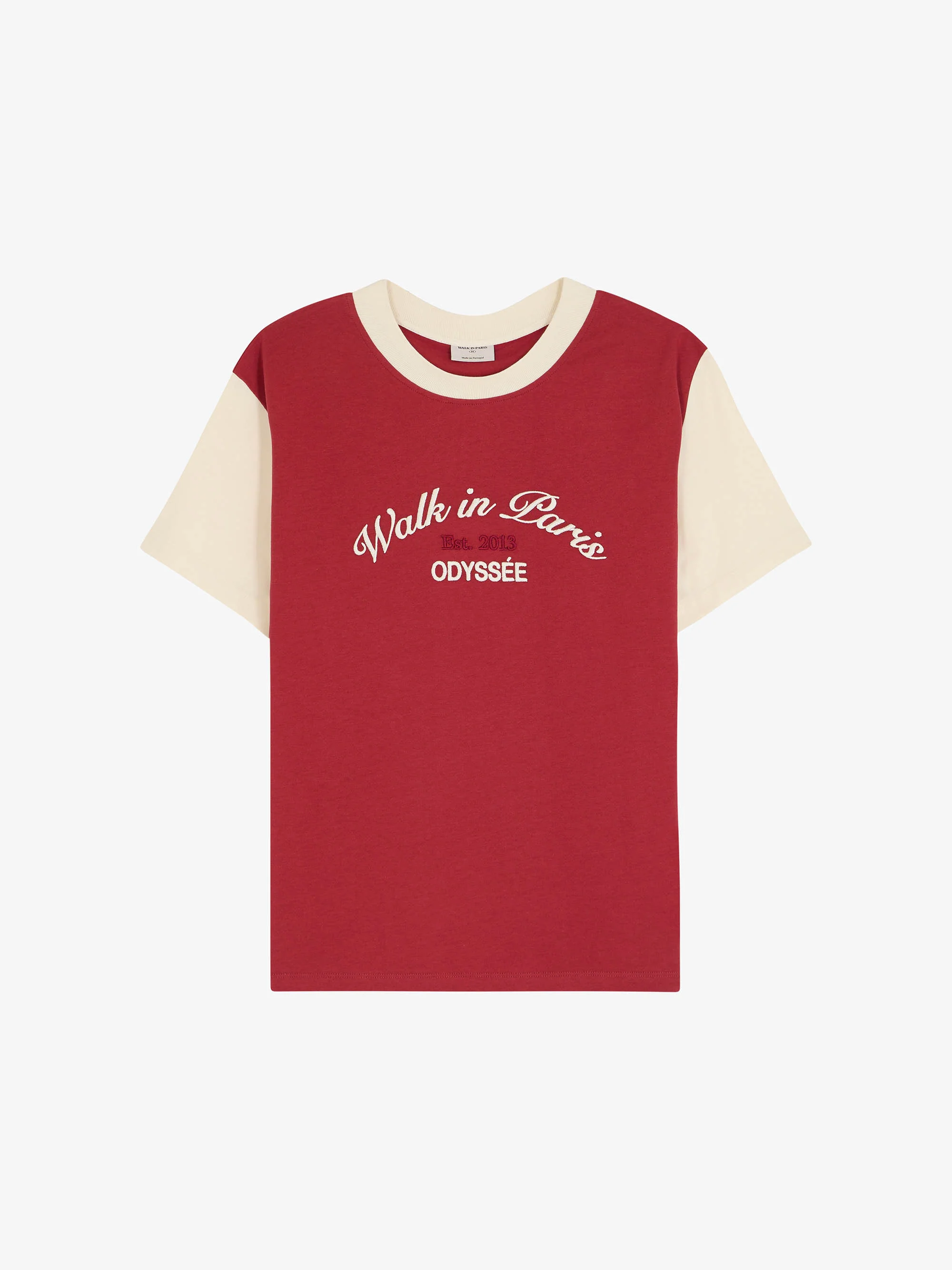 Le t-shirt Odyssée bordeaux