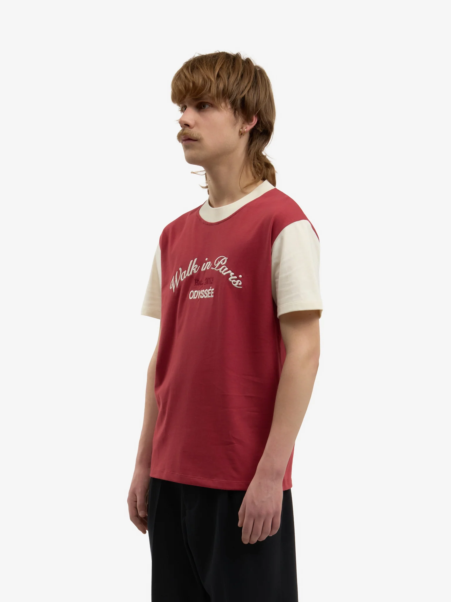 Le t-shirt Odyssée bordeaux - Image 3