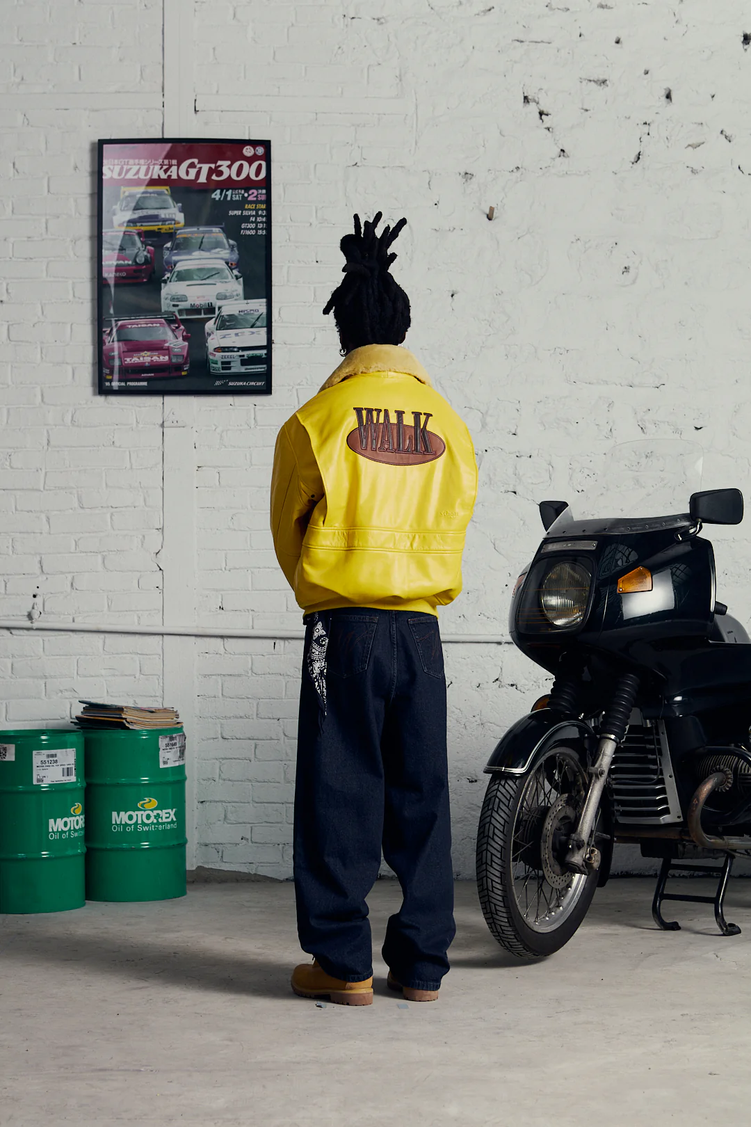 Walk in Paris X Schott NYC ® - La flight jacket jaune - Image 6