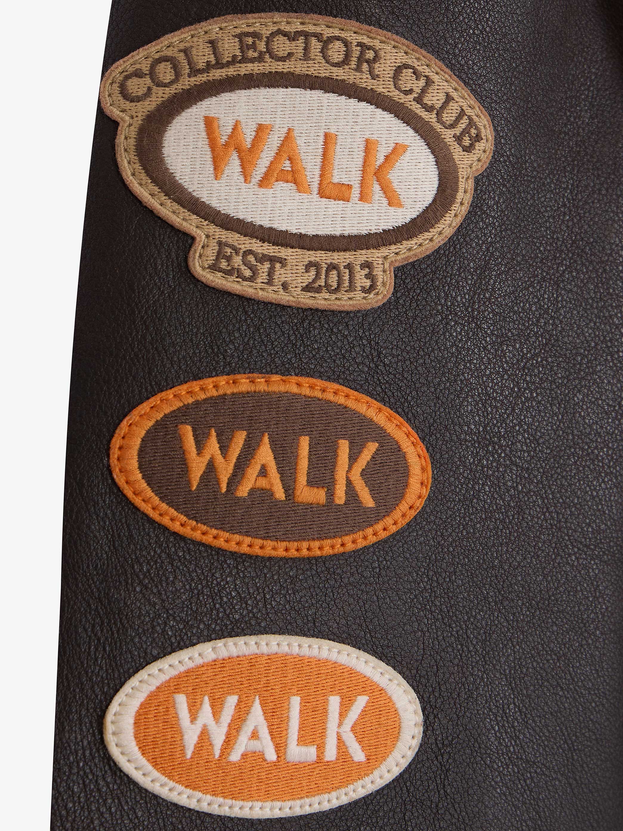 Walk in Paris X Schott NYC ® - La flight jacket marron Youngtimer - Image 5