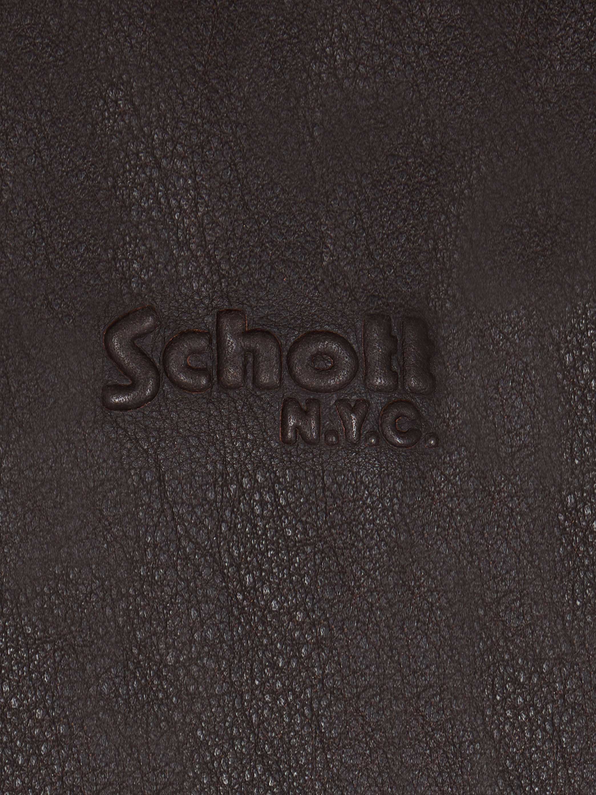 Walk in Paris X Schott NYC ® - La flight jacket marron Youngtimer - Image 7