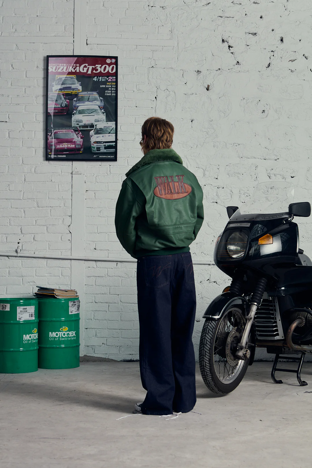 Walk in Paris X Schott NYC ® - La flight jacket verte - Image 6