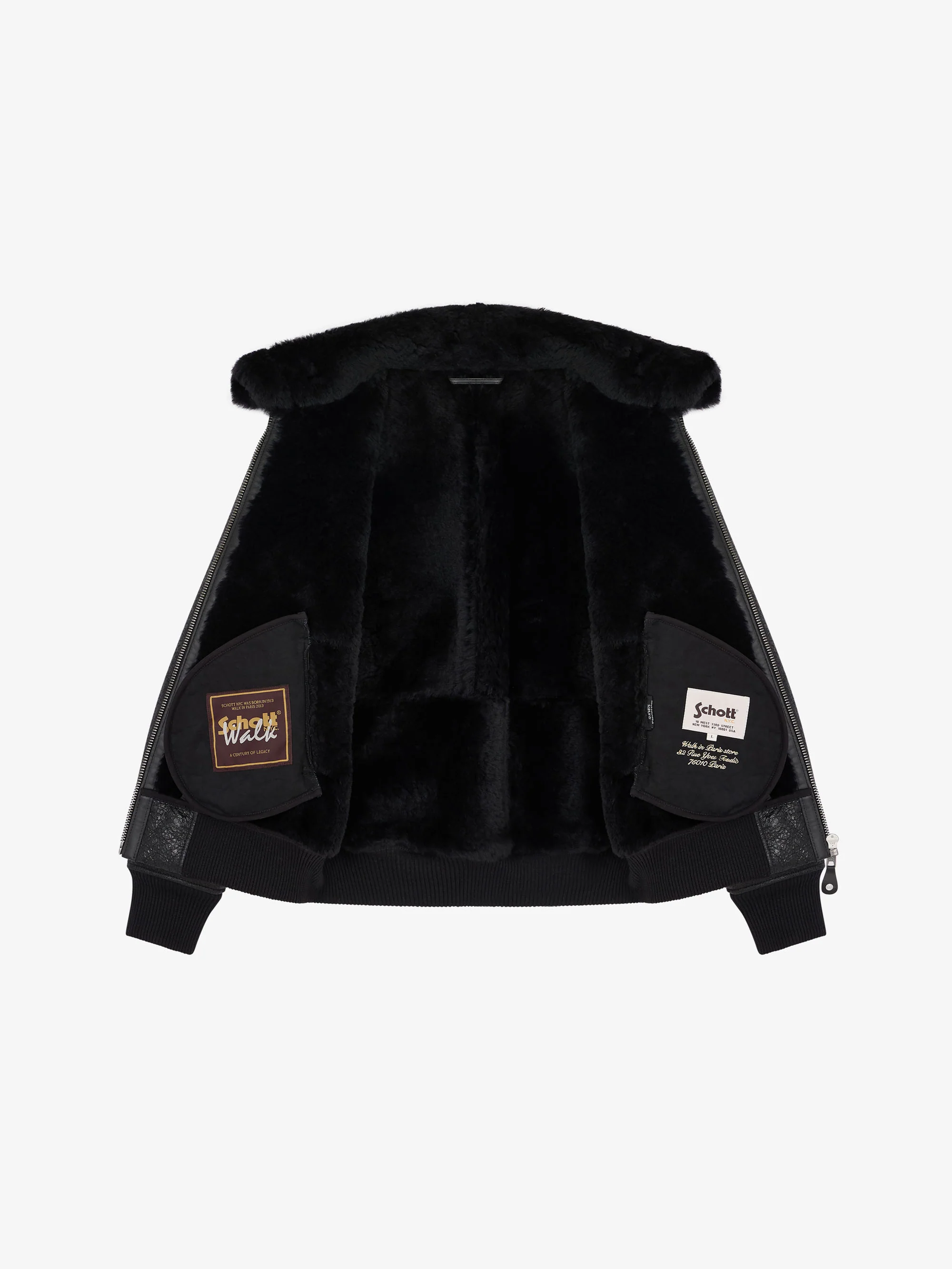 Walk in Paris x Schott NYC ® - Le bombardier noir - Image 3