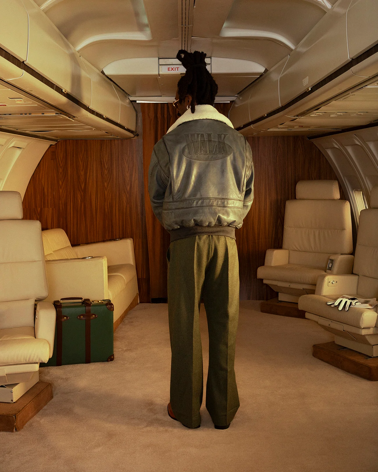 Walk in Paris X Schott NYC ® - Flight jacket grise - Image 7